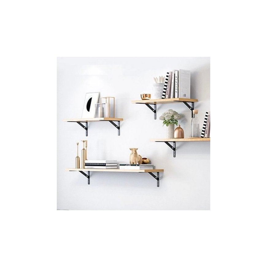OEM Shelf Bracket 300x185mm - black - metal Bracket - Handle – 2