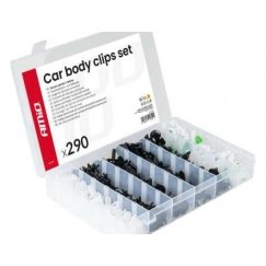 Set of car clips medium 290 pcs. amio-04742