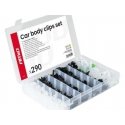 Set of car clips medium 290 pcs. amio-04742 Set of car clips medium 290 pcs. amio-04742