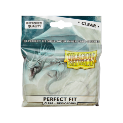 Dragon Shield Standard Perfect Fit Sideloading Sleeves – Caurspīdīgas/Caurspīdīgas (100 gab)