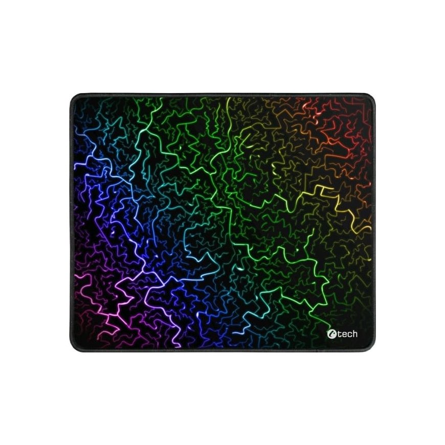 C-TECH spēļu peleņu paliktnis ANTHEA ARC, krāsains, paredzēts spēlēm, 320x270x4mm, šūti maliņas – 2