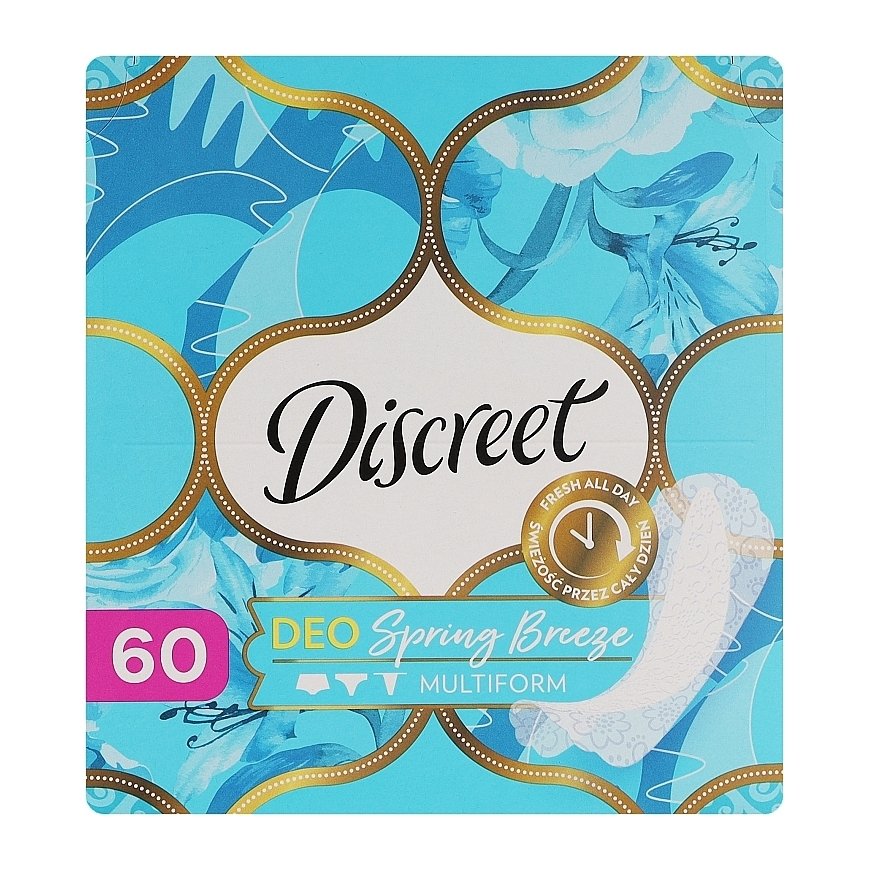 Hügieenisidemed DISCREET Spring Breeze, 60 tk. – 2