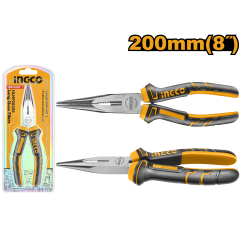 Ingco HLNP08208 Long Jaw Pliers, 8"/200mm, CrV
