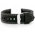 Pacific Rubber Watch Strap U20 - Black/White 22mm Pacific Rubber Watch Strap U20 - Black/White 22mm