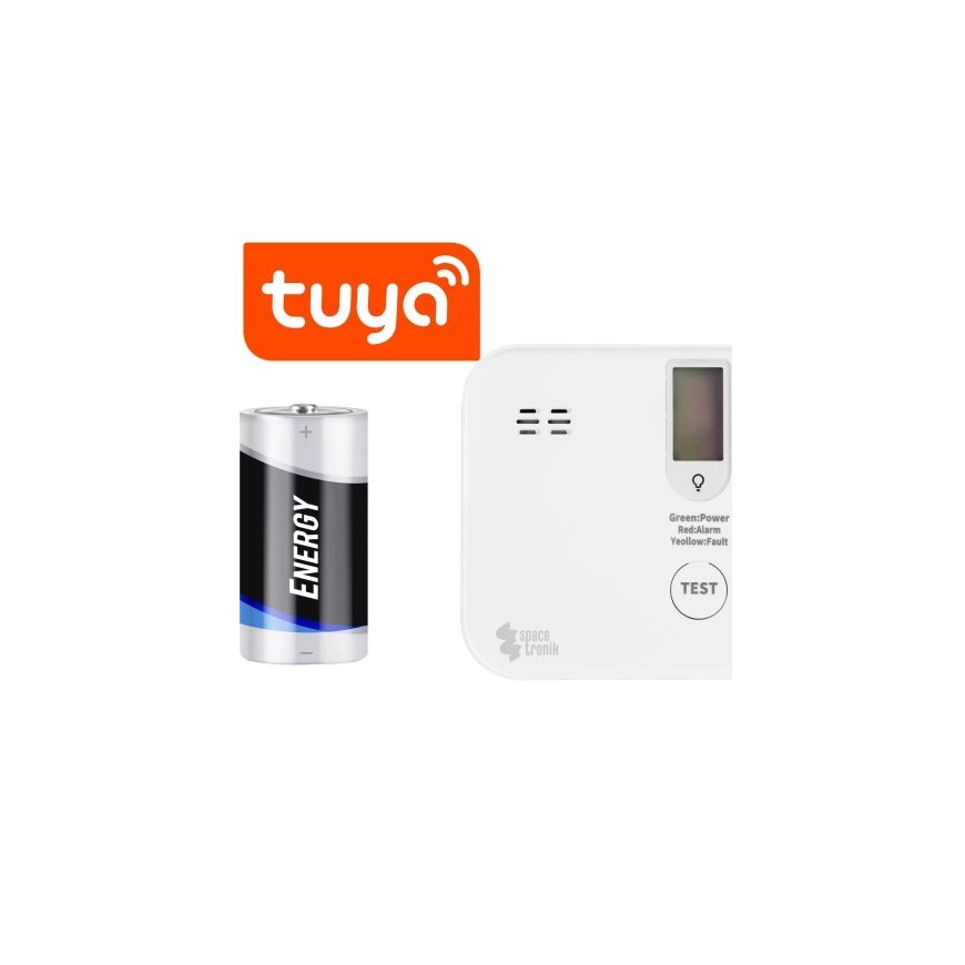 Spacetronik Dūmu un ogļskābās gāzes sensors 8x Smart Home SL-DZ-CDG05