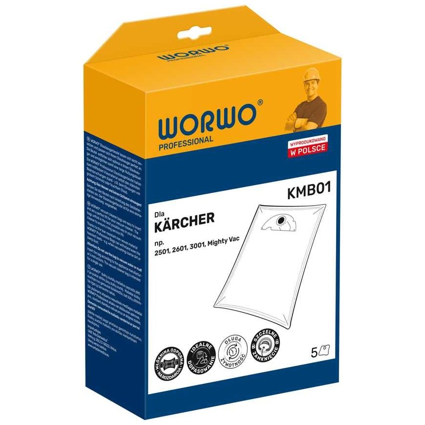 Melitta tolmuimejate kotid WORWO KARCHER 6904143 / KMB01K