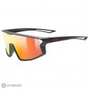 Uvex Skyrise Jr. Black Matt / Mirror Red Glasses Uvex Skyrise Jr. Black Matt / Mirror Red Glasses