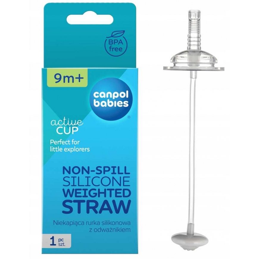 CANPOL BABIES non-spill water bottle silicone straw, 1pc, 56/622 – 2