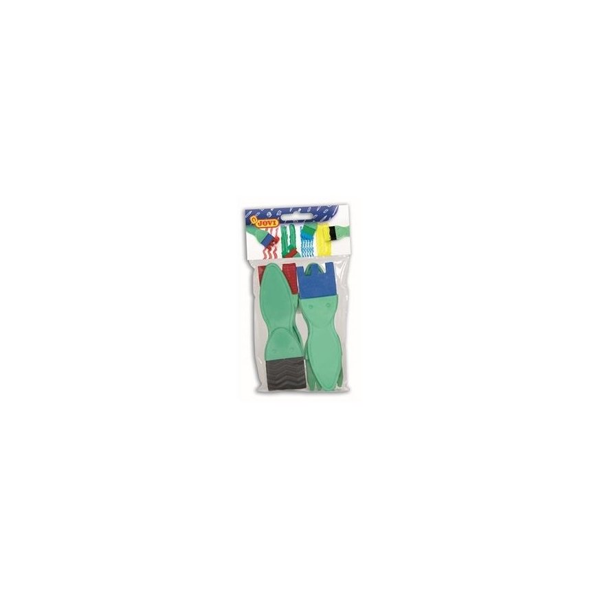 JOVI Sponges, 4 pcs, assorted colors and effects