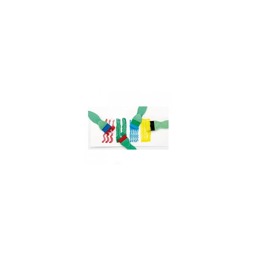 JOVI Sponges, 4 pcs, assorted colors and effects – 2