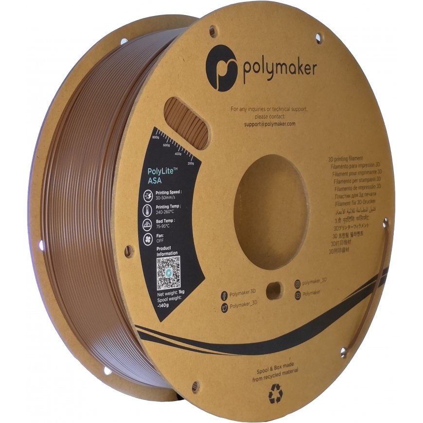 Polymaker PF01032 печатный материал для 3D-принтеров Стирол-акрилонитрил-акрилоэстер Коричневый 1 kg