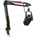 FIFINE AmpliGame AM8 PROT langallinen mikrofoni jalustalla ja RGB-valaistuksella USB/XLR FIFINE AmpliGame AM8 PROT langallinen mikrofoni jalustalla ja RGB-valaistuksella USB/XLR