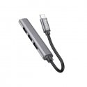 USB-распределитель Hoco HB26 4-в-1 адаптер USB-A на 1xUSB3.0 + 3xUSB2.0 серый USB-распределитель Hoco HB26 4-в-1 адаптер USB-A на 1xUSB3.0 + 3xUSB2.0 серый