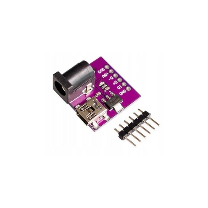 OEM Virtalähdemoduuli - 3.3 V - sovitin, jossa on tasavirtapistokkeet - mini USB – 2