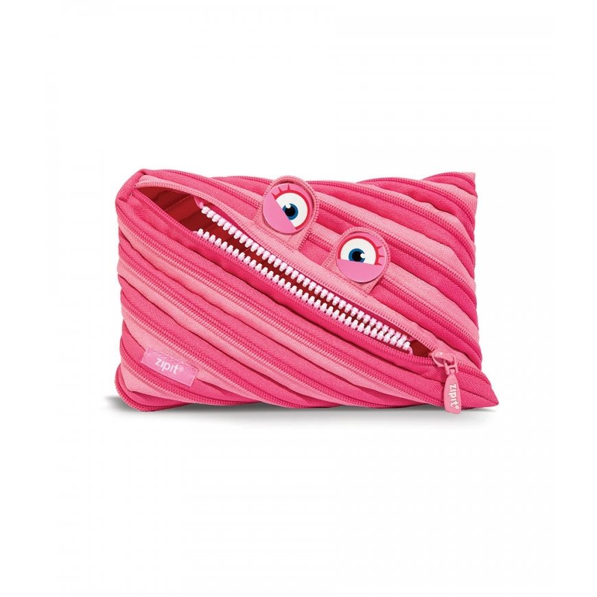 ZIPIT Wildlings Jumbo Pouch, ZTMJ-WD-HIP, pink color.