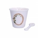 LA PORCELLANA BIANCA UNICO muki lusikalla 75 ml, kuosi K LA PORCELLANA BIANCA UNICO muki lusikalla 75 ml, kuosi K