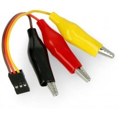 Oem 3 kontaktu servo savienojums ar krokodilu skavām