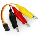 OEM 3-pin servo connector with alligator clips OEM 3-pin servo connector with alligator clips