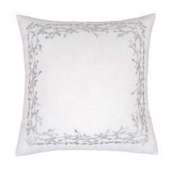 Myhome Sidabrinis dārza spilvenu pārvalks 42x42 cm MANO NAMAI