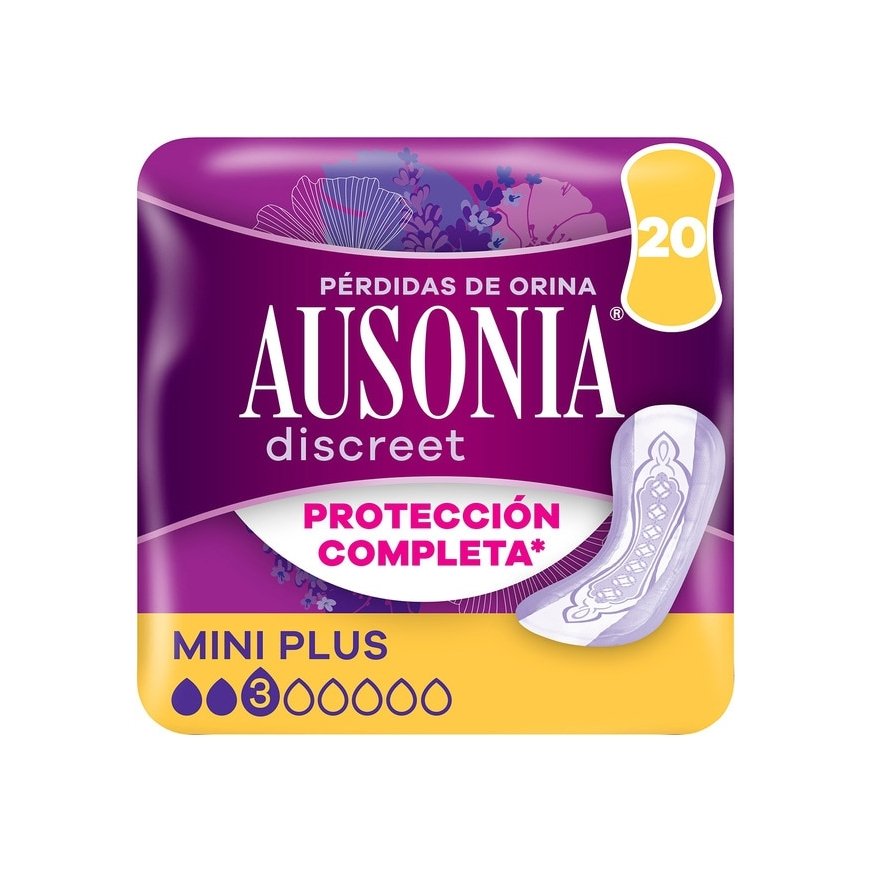 Ausonia Mini Plus virtsankarkailijat 20 kpl. – 2
