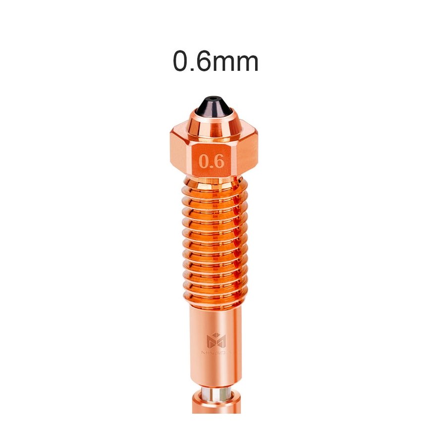 Mingda - MD-600D/MD-1000D heavily tempered steel nozzle with a hot surface