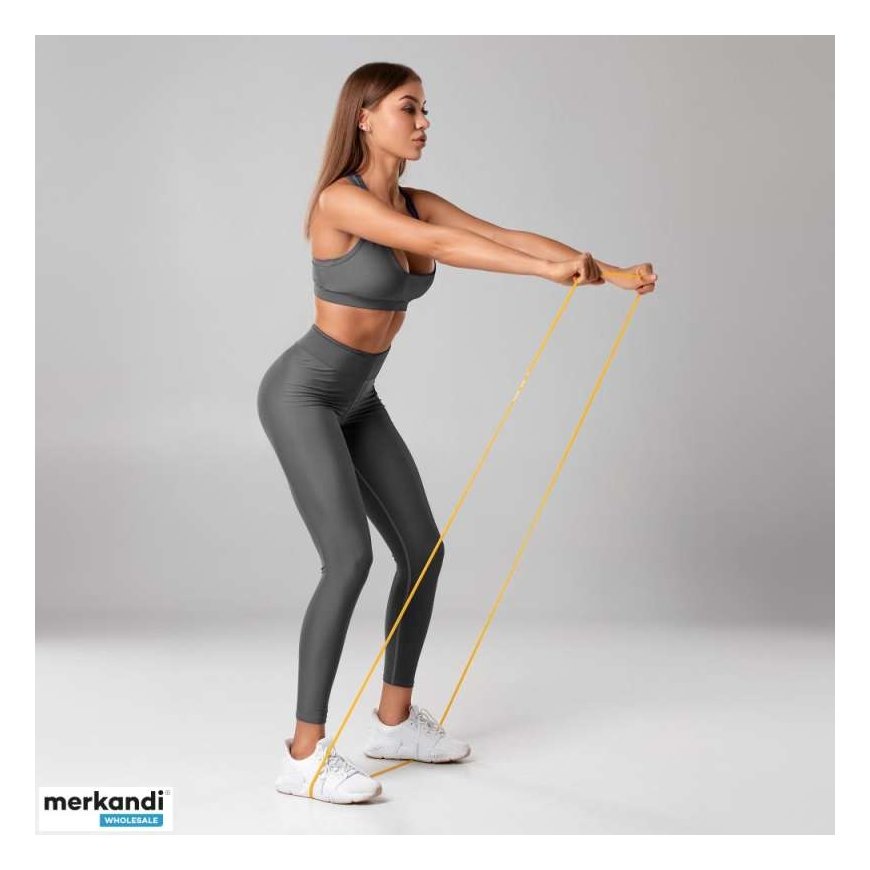 Latex exercise band - Power Band PL-3, black 16-32 kg REBEL ACTIVE