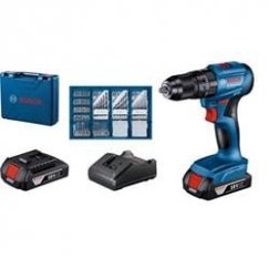 BOSCH Professional Cordless combination screwdriver GSB 185-LI 2x cordless + charger + accessories (0.615.990.N2P)