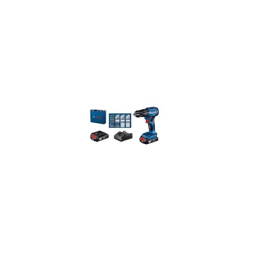 BOSCH Professional bevielis suktukas GSB 185-LI 2x bevieliai + įkroviklis + priedai (0.615.990.N2P)