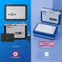 ezcap Bluetooth cassette player, Walkman tape player with 3.5 mm output and headphones ezcap Bluetooth cassette player, Walkman tape player with 3.5 mm output and headphones