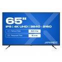 JAPANNEXT JN-IPS650UHD60F PC lamekuvar 165,1 cm (65") 3840 x 2160 pikslit 4K Ultra HD LCD Must