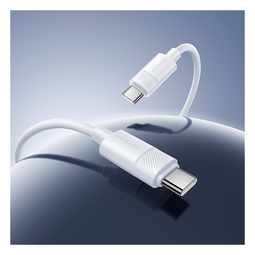 Borofone Cable BX123 Leya - Type C to Type C - PD 60W 3A 1 metre – 5