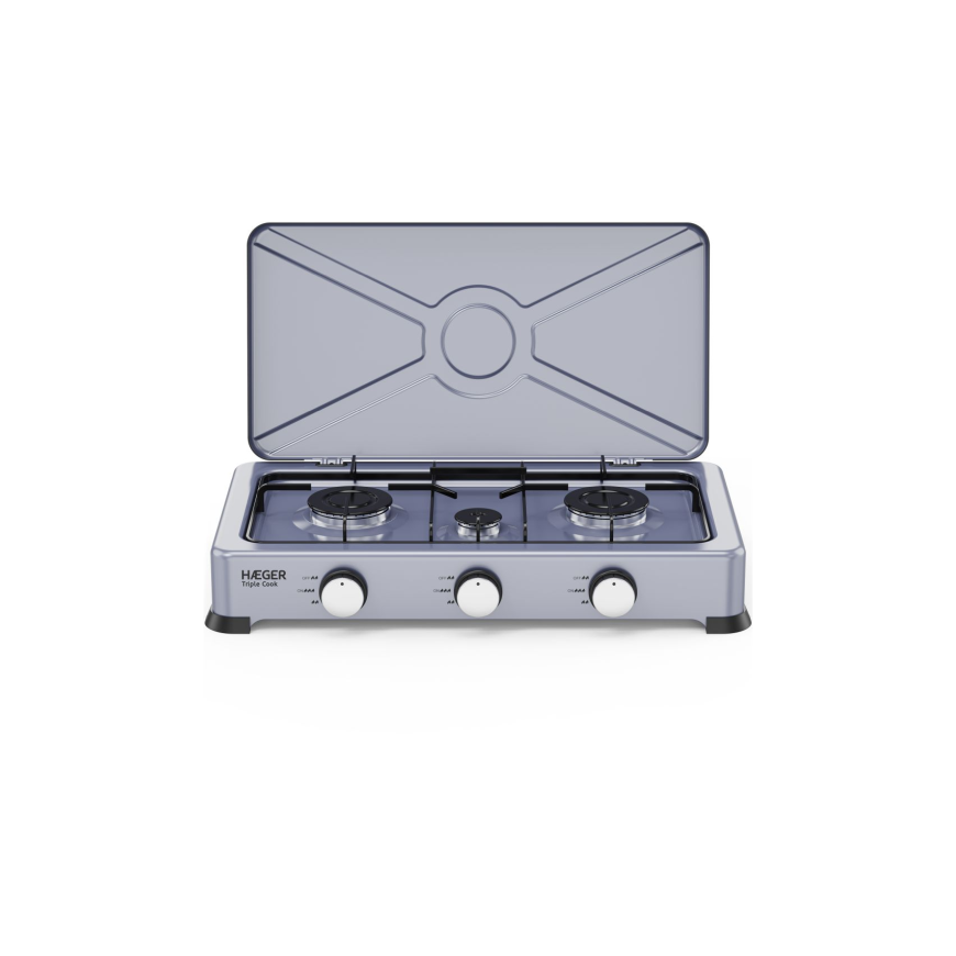 Haeger GC-03E.025A Triple Cook 3 Burner gas cooker