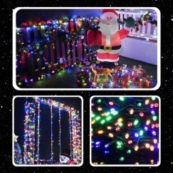 EXTRALINK JOULUVALOT 300LED SISÄÄN JA ULKOON MONIVÄRINEN 21,7M