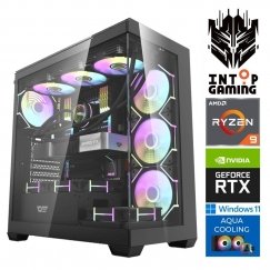 INTOP AQUA Ryzen 9 9900x 64GB DDR5 1TB SSD M.2 NVME+2TB RTX5080 16GB WIN11