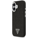 Guess Glitter Triangle Logo MagSafe Case for iPhone 17 - Black Guess Glitter Triangle Logo MagSafe Case for iPhone 17 - Black