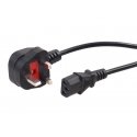„Maclean“ power cable, 3 contacts, GB plug, 3 m, MCTV-807 „Maclean“ power cable, 3 contacts, GB plug, 3 m, MCTV-807