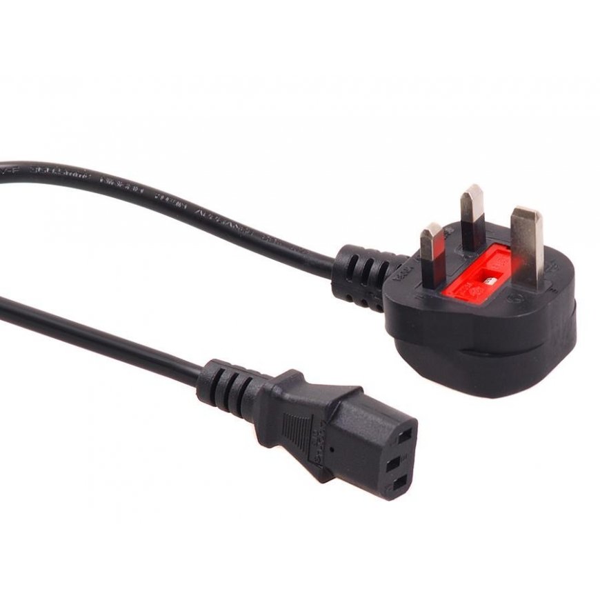 "Maclean" power cable, 3 contacts, GB plug, 3 m, MCTV-807 – 2