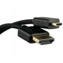 HDMI-kaapeli - MITOYA HDMI micro HDMI 2.1 50cm 8K 60Hz spiraali