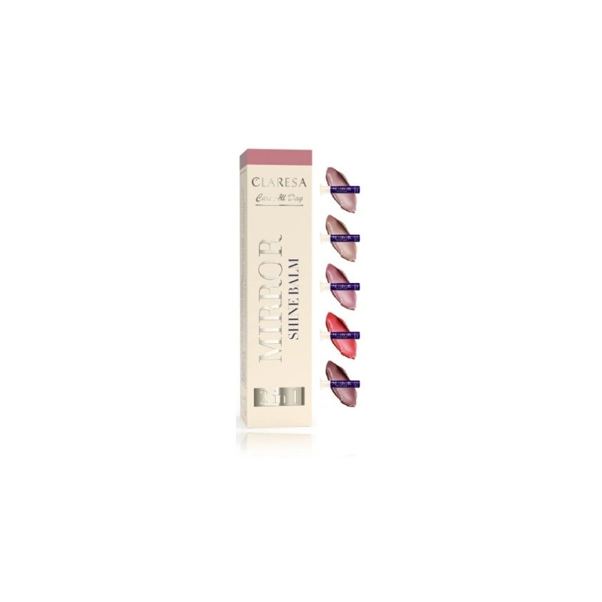 Claresa „Care All Day Mirror Shine“ lūpų blizgis „Wonderland“ 3 g. – 2