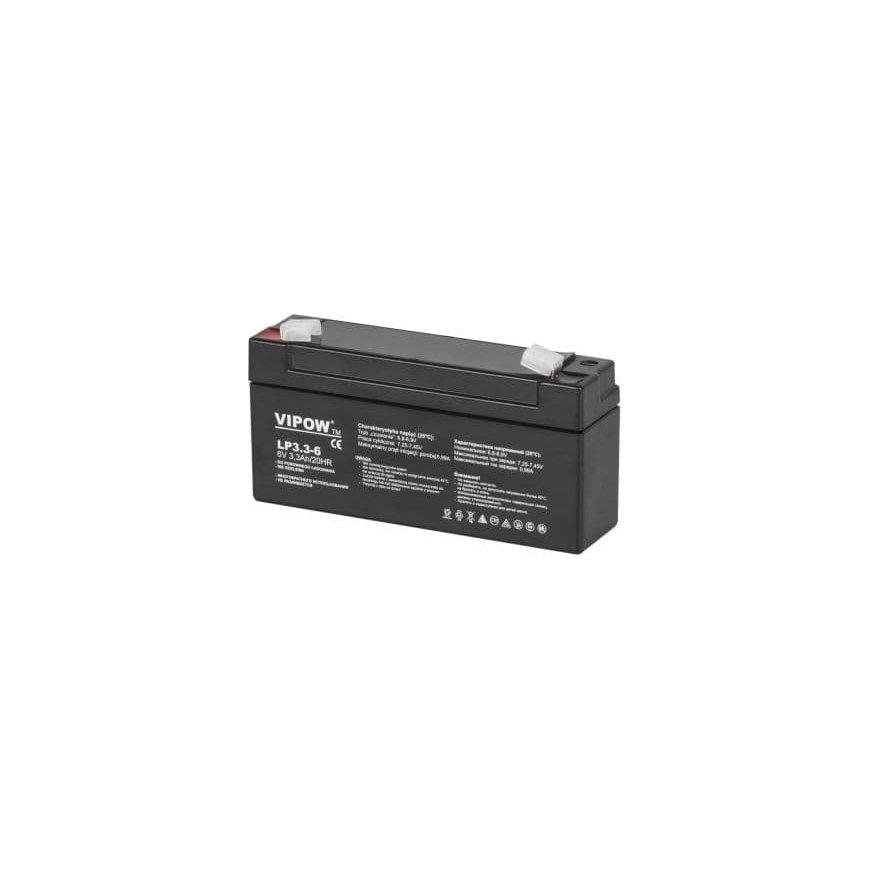 Švinoakumulaator VIPOW 6V 3.3Ah – 2