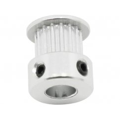 Pulttipora Oem 20T hammaspyörä GT2 10 mm hihnalle - 5 mm reikä