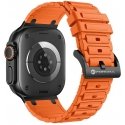 Forcell "Apple Watch A924f F-Design FA06" strap hole, silicone, 42 / 44 / 45 / 49 mm, orange