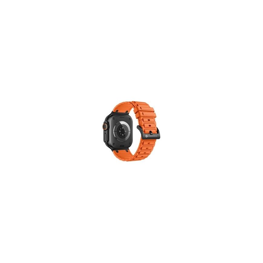 Forcell „Apple Watch A924f F-Design FA06“ ремешок с отверстиями, силиконовый, 42 / 44 / 45 / 49 мм, оранжевый – 2