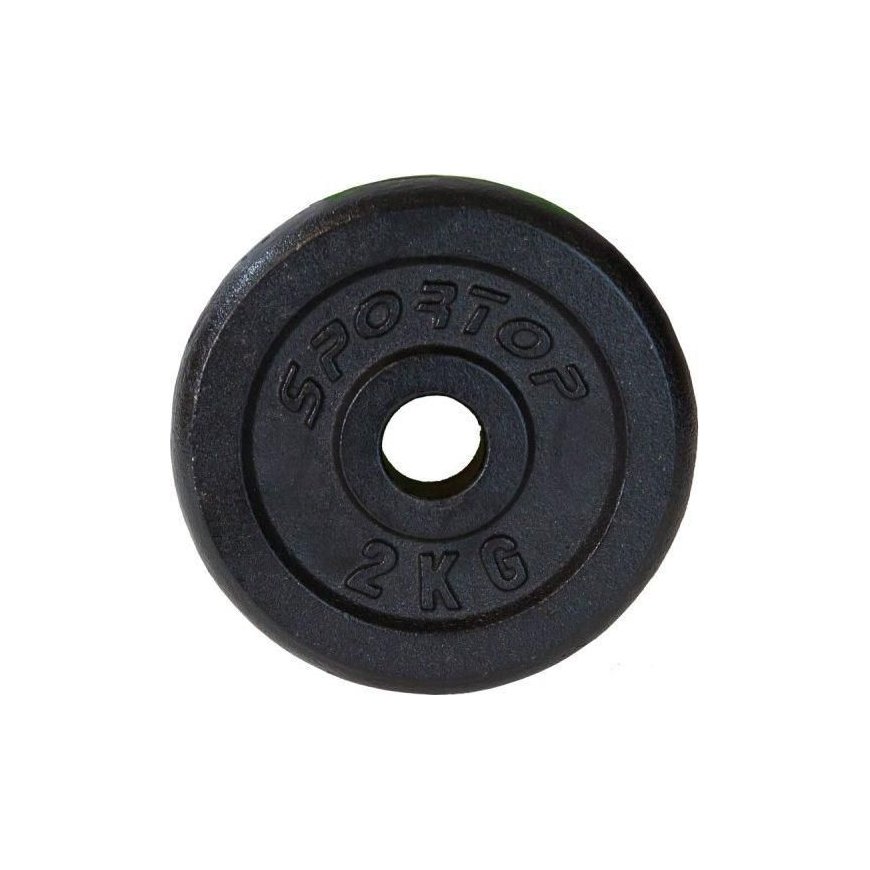 OBCIĄŽENIE ŽELIWNE Juoda 2 KG ENERO FIT fi26,5 – 2