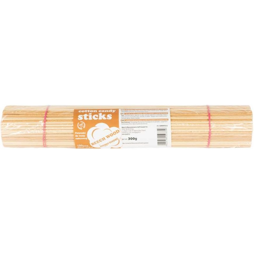 Gsg24 Buko sugar cotton candy sticks 30cm/4mm with PZH certificate, 100pcs – 2