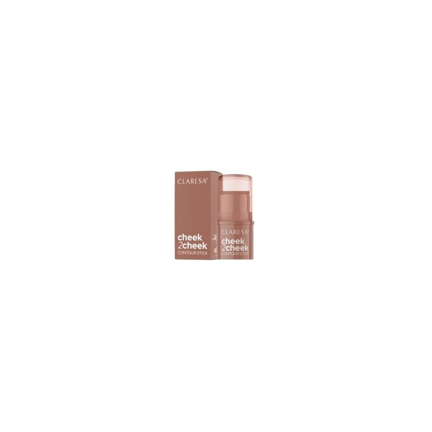 Claresa Cheek 2 Cheek Contour Stick 02 Milk Choco, 5.5 g