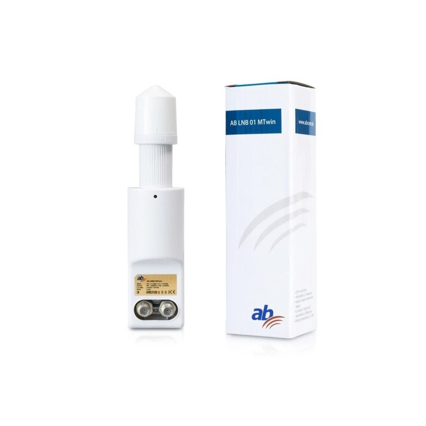 Ab Com LNB Twin AB LNB01 MTwin Multifeed Slim Line 23/40
