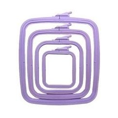 Nurge Kvadratiniai (stačiakampiad) plastikinised vööd 9,5*11 cm (lilla) 170-11LI