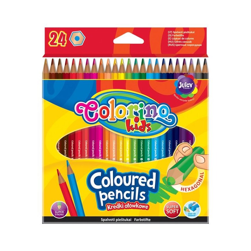 Colorino Kids Patio Colored Pencils, 24 Colors