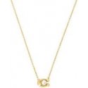 Coach Gold-plated pendant with artificial pearl 37341916GLD100 Coach Gold-plated pendant with artificial pearl 37341916GLD100